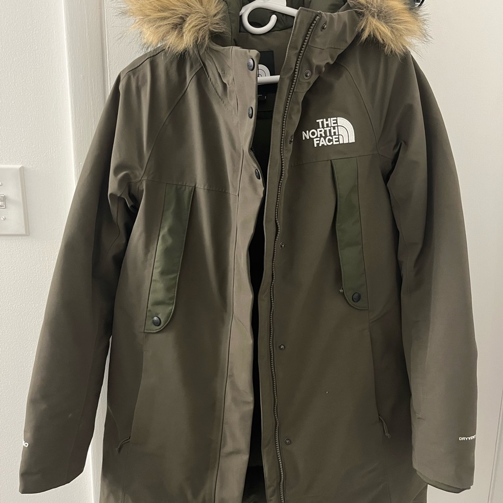 The north face arctic waterproof 550 down jacket